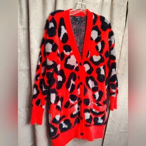 Torrid 00 (size US 10) heavy button down mod cardigan sweater
